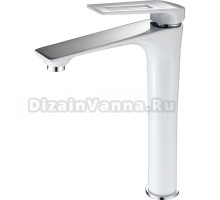 Смеситель для раковины Frap H52 F1052-54 белый, хром