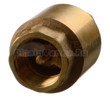Обратный клапан TeRma 33962 с латунным золотником, 1/2" ВРx1/2" ВР