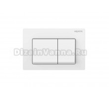 Кнопка смыва для унитаза AQUATEK Small TDI-0000004 АБС-пластик, цвет белый