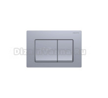 Кнопка смыва для унитаза AQUATEK Small TDI-0000006 АБС-пластик, цвет матовый хром