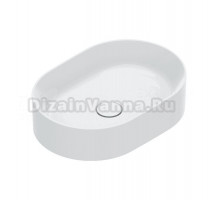 Накладная раковина Catalano Zero 0122500001 50 глянцевая белая, овальная