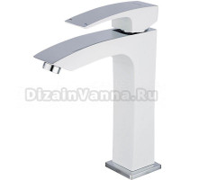 Смеситель для раковины Gappo G1007-78 белый, хром