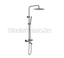 Душевая стойка Timo Saona SX-2380/18 с термостатом, черное золото