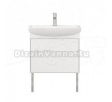 Тумба под умывальник Клермонт Н 60-02 Белый глянцевый (1)