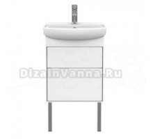 Тумба под умывальник Клермонт Н 50-02 Белый глянцевый (1)