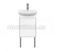 Тумба под умывальник Клермонт Н 45-02 Белый глянцевый (1)