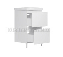 Тумба под умывальник Эридан Н 50-02 Белый глянцевый (1)