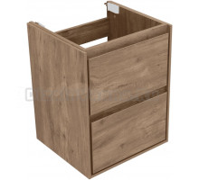 Тумба под раковину без столешницы Aquanet Милан 50 подвесная, дуб рустикальный