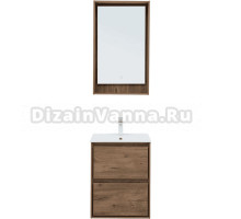 Мебель для ванной комнаты Aquanet Милан 50 подвесная, дуб рустикальный