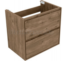 Тумба под раковину без столешницы Aquanet Милан 70 подвесная, дуб рустикальный