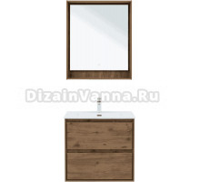 Мебель для ванной комнаты Aquanet Милан 70 подвесная, дуб рустикальный