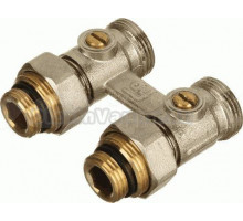 Узел нижнего подключения TeRma 33979 прямой, шаровый, 3/4"х1/2"