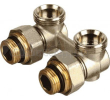 Узел нижнего подключения TeRma 33980 угловой, шаровый, 3/4"х1/2"