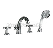 Смеситель на борт ванны Gappo G1189 хром