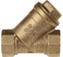 Сетчатый фильтр TeRma 33873 1/2" ВРx1/2" ВР, косой, латунь, 800 мкм