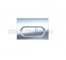 Кнопка смыва для унитаза AQUATEK KDI-0000043 АБС-пластик, цвет глянцевый хром