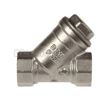 Сетчатый фильтр TeRma 33871 3/4" ВРx3/4" ВР, косой, латунь, 800 мкм