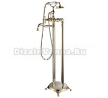 Напольный смеситель для ванны с душем Gappo G89-6 G3089-6 бронза