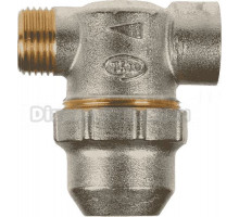 Сетчатый фильтр TeRma 30260 1/2" ВРx1/2" НР, прямой, латунь, 800 мкм