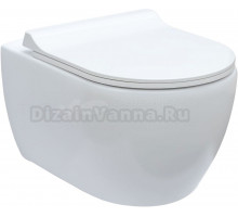 Унитаз подвесной Logan City L5W с сиденьем микролифт