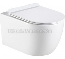 Унитаз подвесной Logan L1 W безободковый, с микролифтом