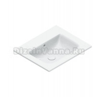 Раковина подвесная Catalano Italy 0720610001 60х50 глянцевая белая, прямоугольная