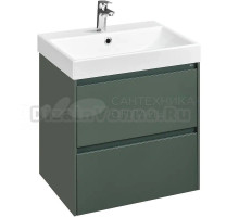 Тумба с раковиной Roca Ona 60 зеленая матовая