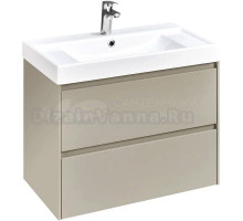 Тумба с раковиной Roca Ona 80 бежево-серая матовая