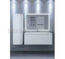 Мебель для ванной комнаты Uperwood Next Premium 100 подвесная, 1 ящик, матовая белая