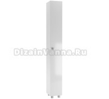 Шкаф-пенал для ванной Айсберг Мега 25 белый