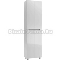 Шкаф-пенал для ванной Айсберг Аура 55 белый