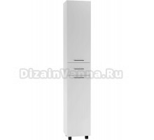 Шкаф-пенал для ванной Айсберг Контраст 35 R белый