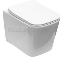 Унитаз подвесной Logan L2 W NEW 331868 безободковый, с микролифтом