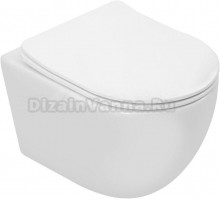 Унитаз подвесной Logan L1 W 342544 Short Tornado безободковый, с микролифтом