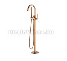 Напольный смеситель для ванны с душем Timo Saona 2310/19Y-CR С ВНУТРЕННЕЙ ЧАСТЬЮ, розовое золото