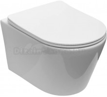 Унитаз подвесной Logan L6 W 331866 Tornado безободковый, с микролифтом