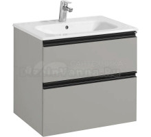 Тумба с раковиной Roca Domi 60 серый матовый