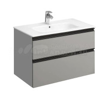 Тумба с раковиной Roca Domi 80 серый матовый