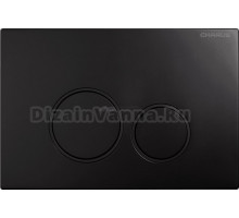 Кнопка смыва для унитаза CHARUS Spazio FP.330.DW.02 пластик, цвет матовый черный