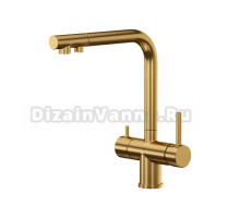 Смеситель для кухни Reflexion Lago RX9903GD брашированное золото