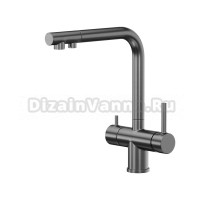 Смеситель для кухни Reflexion Lago RX9903BL оружейная сталь
