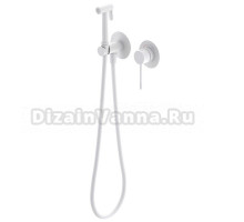 Гигиенический душ Timo Saona 2339/16SM со смесителем, С ВНУТРЕННЕЙ ЧАСТЬЮ, с защитой от ожогов, матовый белый