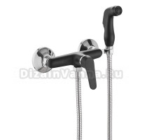 Гигиенический душ Potato 260-6 черный, хром