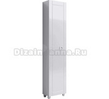 Шкаф-пенал для ванной Aqwella 5 stars Инфинити П45 белый