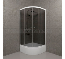Душевой уголок Triton Грэй Щ0000066465 90х90 см, с сифоном
