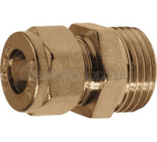 Ниппель TeRma 06304 с цангой, 1/2"-3/8"