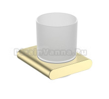 Стакан для ванной Timo Luiro 18432/17 настенный, золото, стеклянный