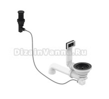 Сифон для мойки Falmec KACL.987#NF 40 мм, черный, нержавеющий сталь