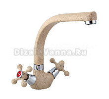 Смеситель для кухни Frap H5408 F5408-21 бежевый