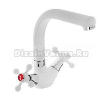 Смеситель для кухни Frap H5408 F5408-8 белый